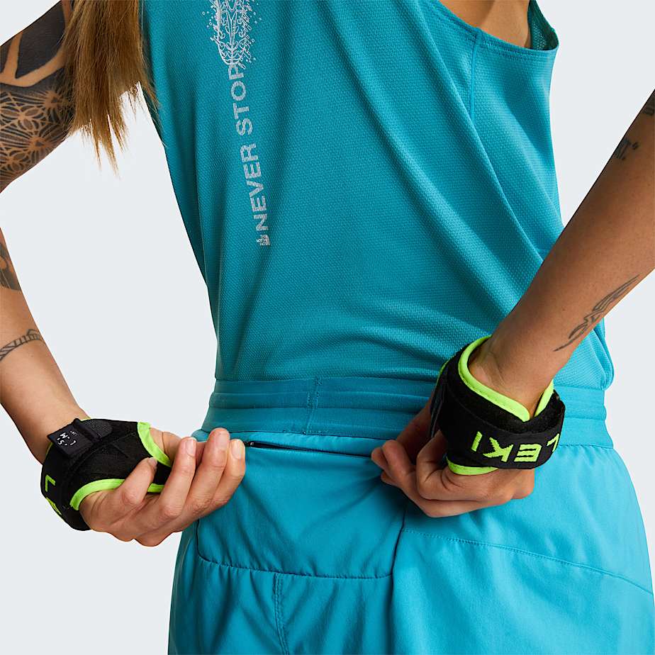 Womens Lightbright 4 Shorts TNF River Ice ALT6