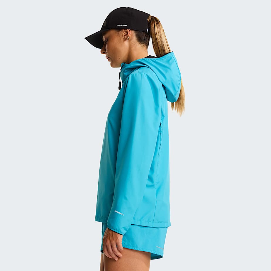 Womens Fontanales Wind Jacket TNF River Ice ALT2