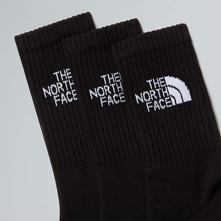 Everyday Standard Crew Socks TNF TNF Black ALT1