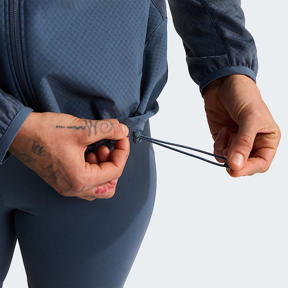 Damska kurtka hybrydowa z kapturem i zamkiem na caej dugoci Tek Approach TNF ALT7