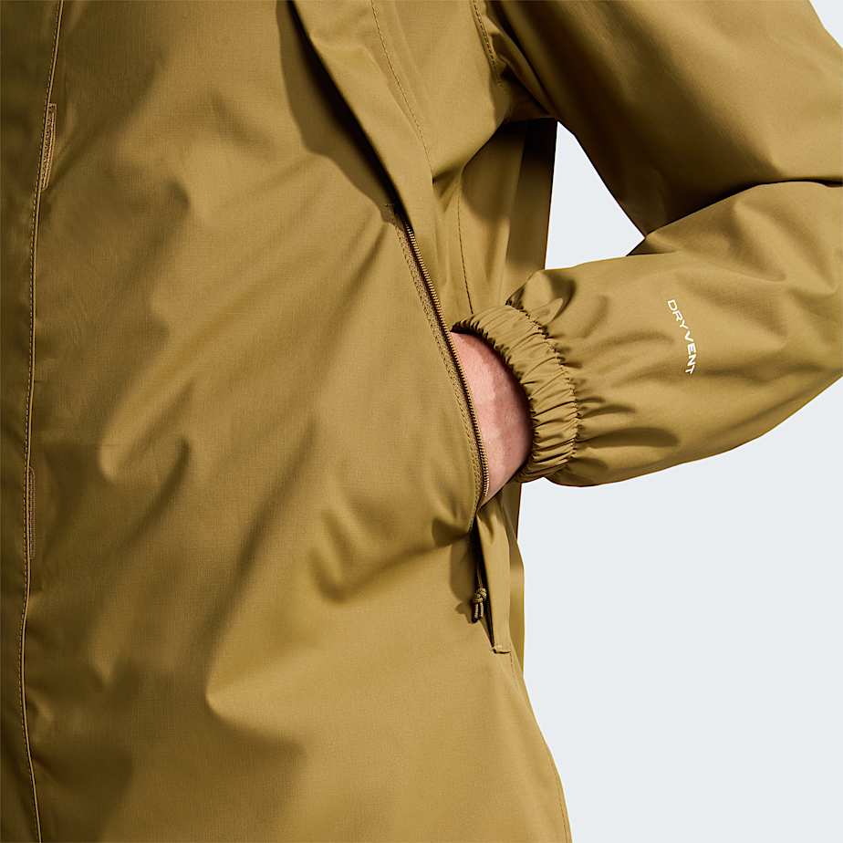 Womens Antora Rain Jacket TNF CedarNew Taupe Green ALT6