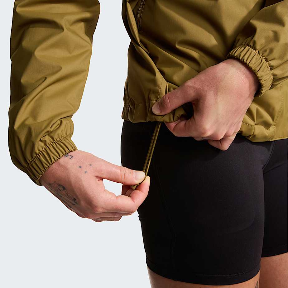 Womens Antora Rain Jacket TNF CedarNew Taupe Green ALT7