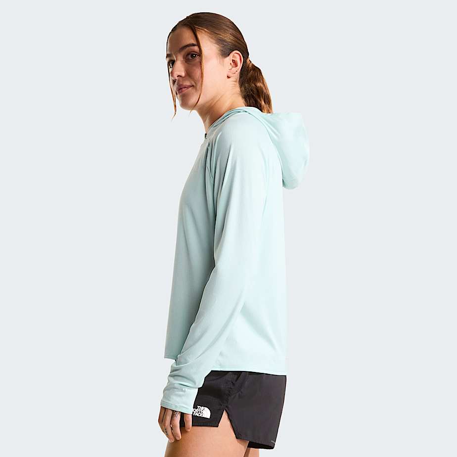 Sunriserhoodie voor dames TNF Opal Frost ALT2