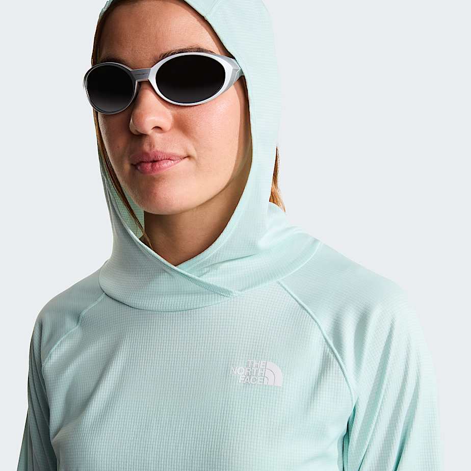 Sunriserhoodie voor dames TNF Opal Frost ALT4
