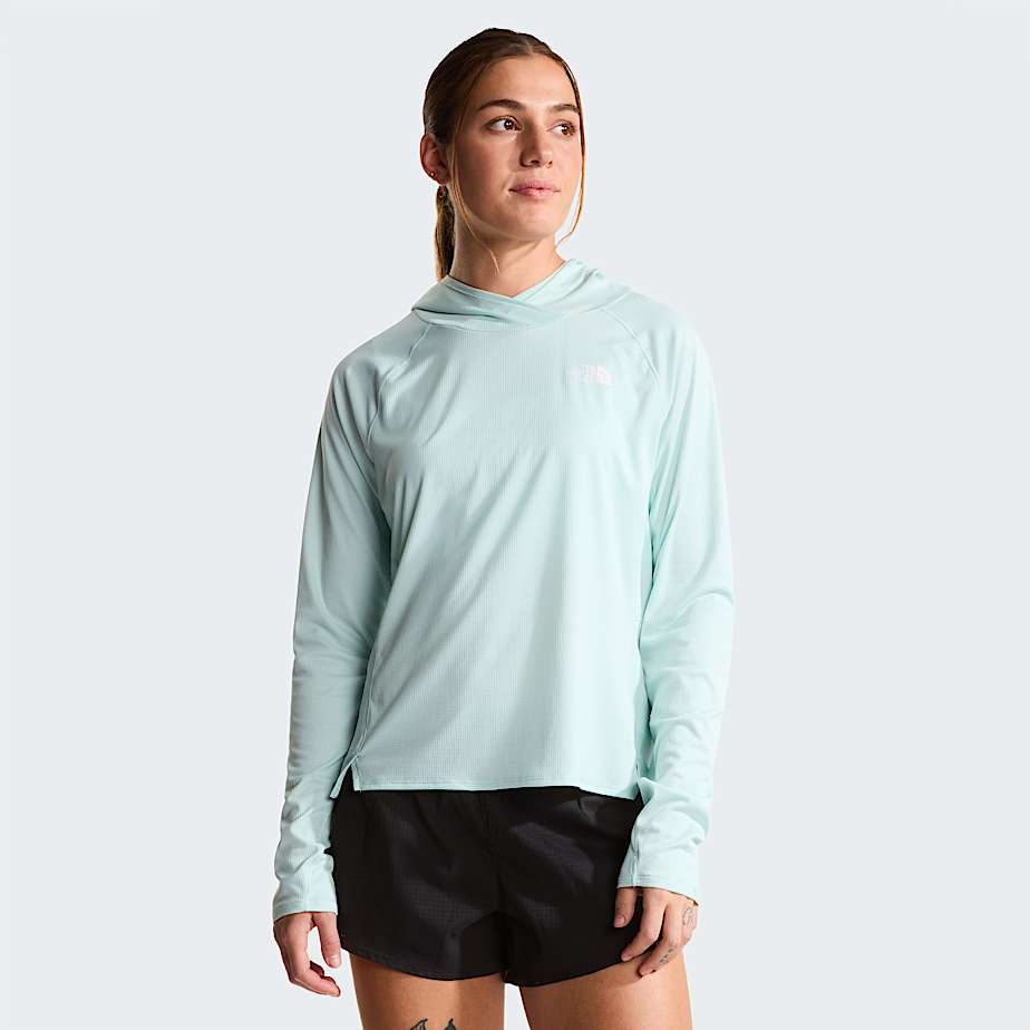 Sunriserhoodie voor dames TNF Opal Frost HERO