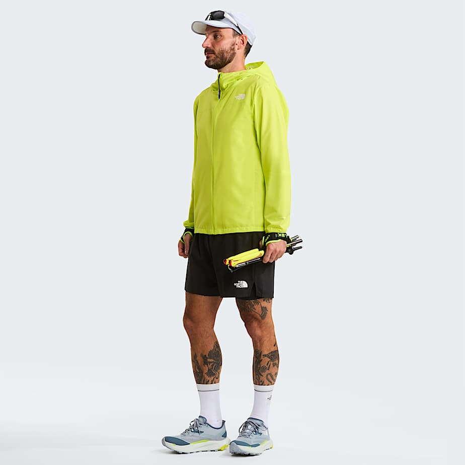 Mens Fontanales Wind Jacket TNF Fizz Lime ALT1