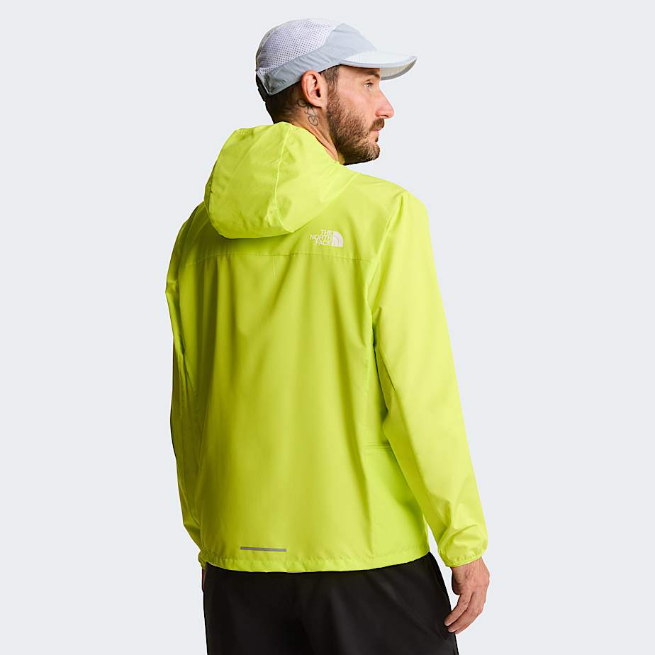 Mens Fontanales Wind Jacket TNF Fizz Lime ALT3