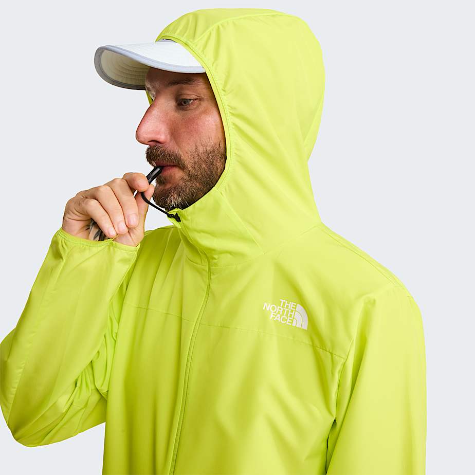 Mens Fontanales Wind Jacket TNF Fizz Lime ALT6