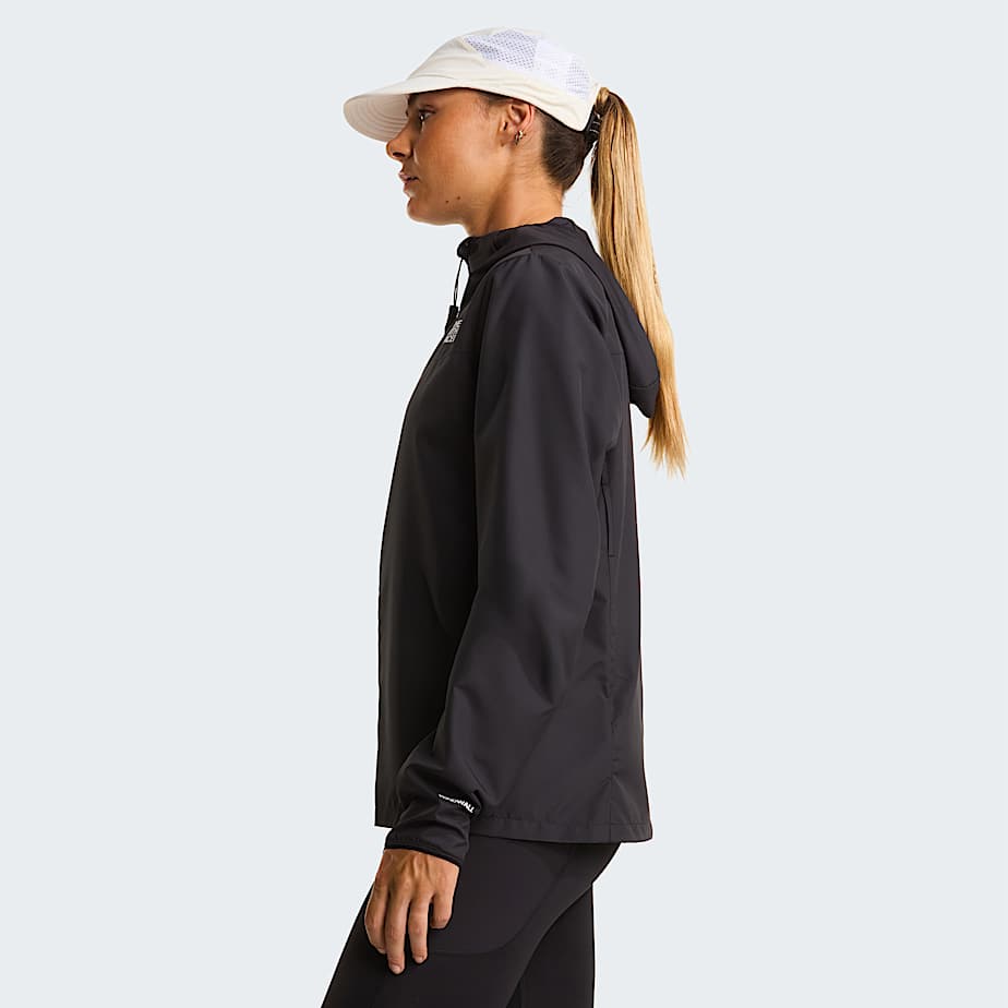 Womens Fontanales Wind Jacket TNF TNF Black ALT2