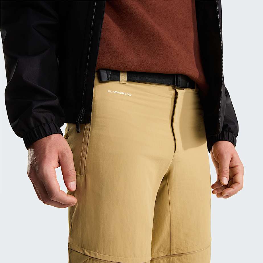 Mens Lightning Convertible Trousers TNF Khaki StoneNPF ALT4