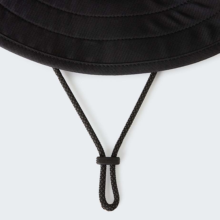 Kids Class V Brimmer Hat TNF TNF Black Logo Weather Topo Phantom Print ALT4