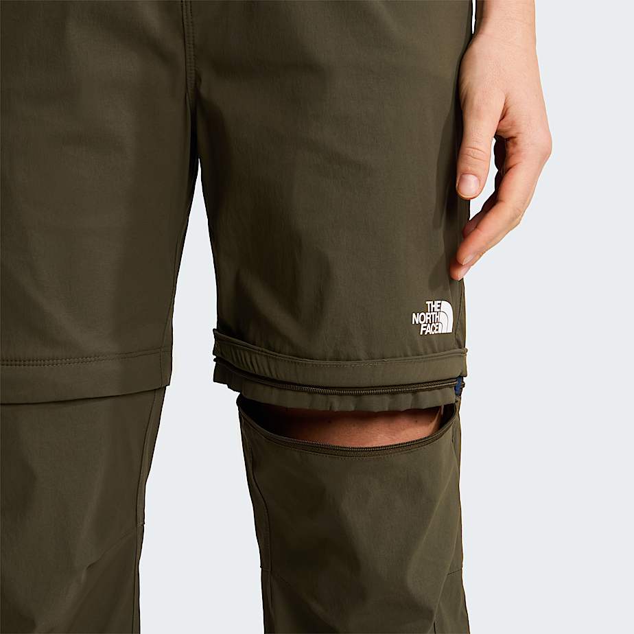 Womens Exploration Convertible Regular Straight Trousers TNF New Taupe Green ALT8