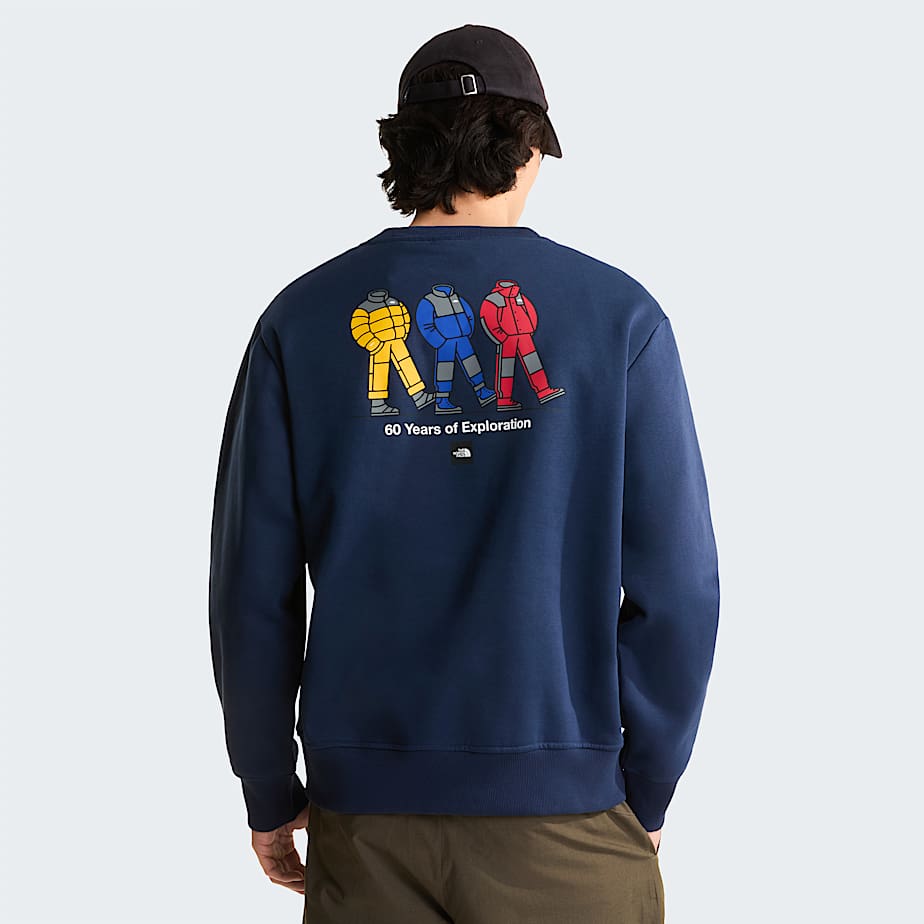 TNF Celebration Avslappnad Grafisk Sweatshirt Unisex TNF ALT2