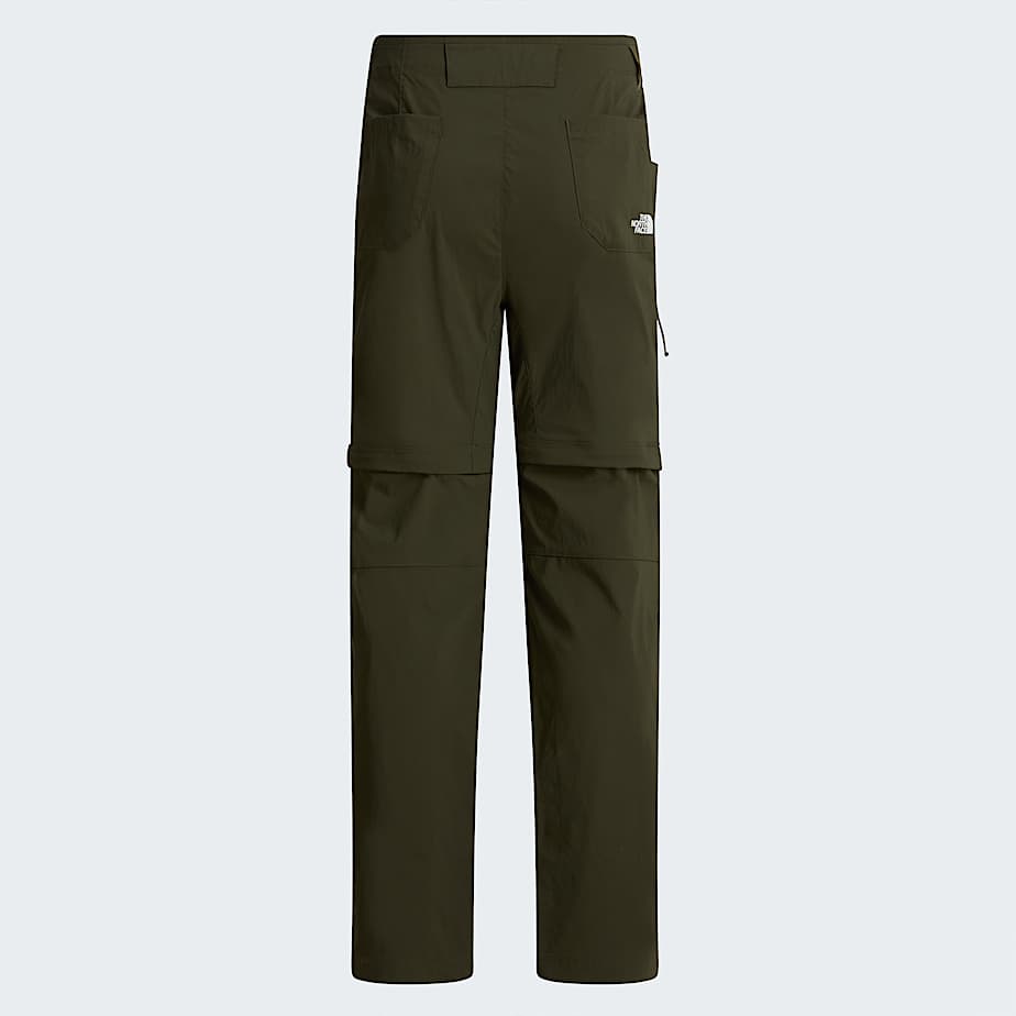 Womens Exploration Convertible Regular Straight Trousers TNF New Taupe Green ALT21