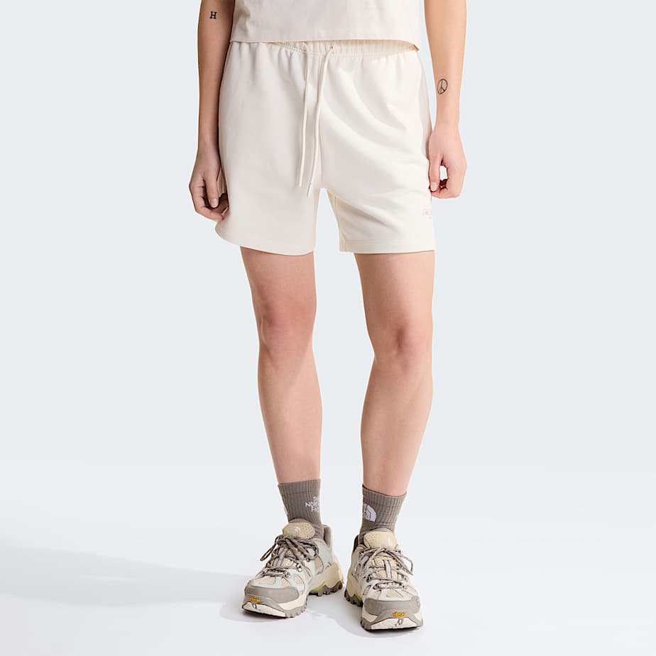Womens Inspire Exploration Relaxed Shorts TNF White DuneHushed Lavender HERO