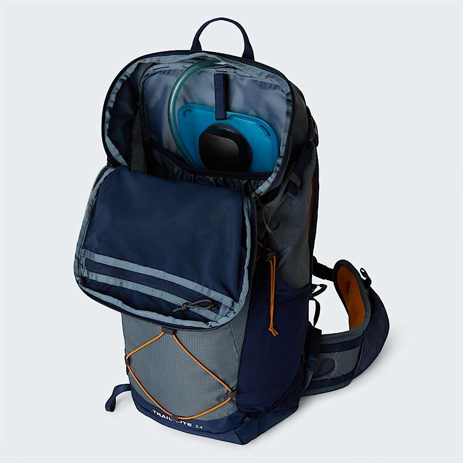 Trail Lite 24Litre Backpack  TNF Granite GreySummit NavyDust Orange ALT5