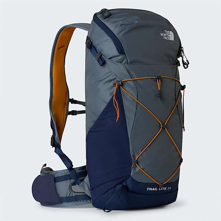 Trail Lite 24Litre Backpack  TNF Granite GreySummit NavyDust Orange HERO