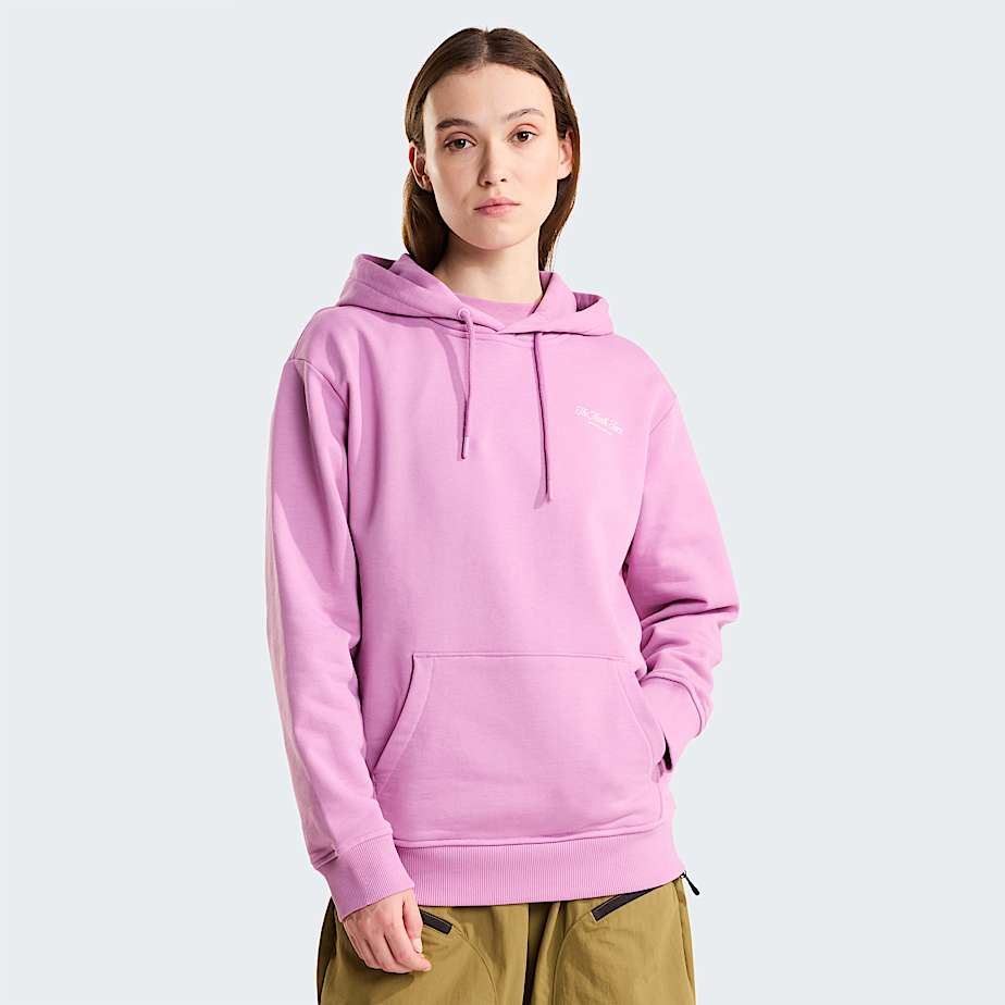 Womens Inspire Exploration Relaxed Hoodie TNF Hushed LavenderWhite Dune ALT1
