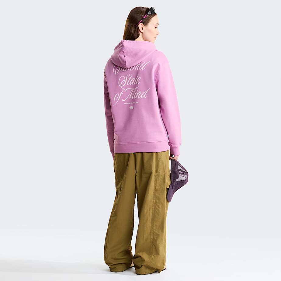 Womens Inspire Exploration Relaxed Hoodie TNF Hushed LavenderWhite Dune ALT2