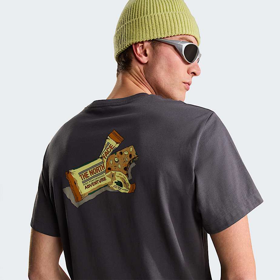 Unisex TNF Snack Relaxed Graphic TShirt TNF Anthracite Grey ALT8