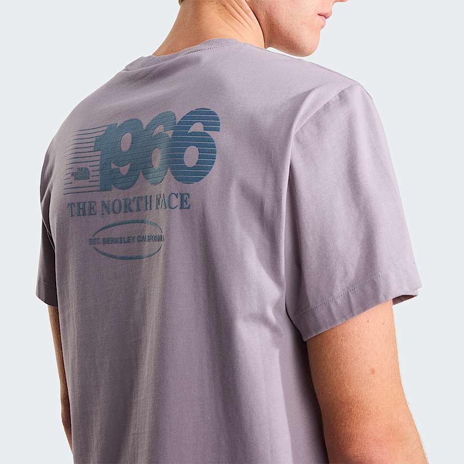 T-shirt descontraída com gráfico Track unissexo - 8