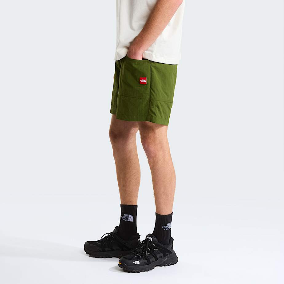 Unisex Red Box Nylon Belted Shorts TNF ALT5