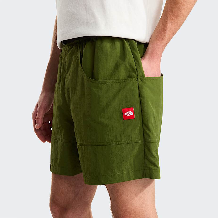 Unisex Red Box Nylon Belted Shorts TNF ALT7