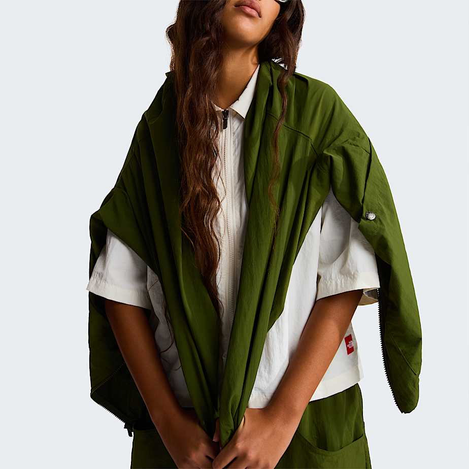 Unisex Red Box Nylon Belted Shorts TNF ALT16