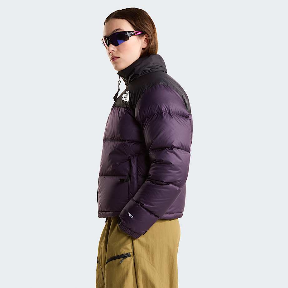 Womens 1996 Retro Nuptse Jacket TNF Endless Dusk TNF Black ALT2