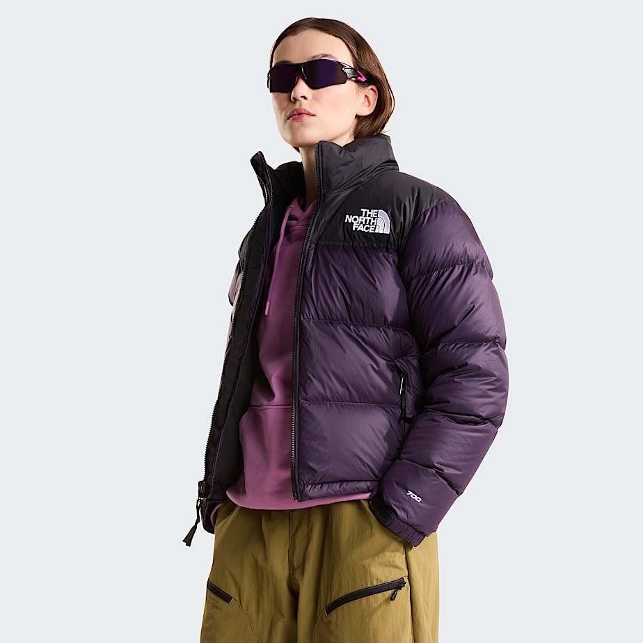 Womens 1996 Retro Nuptse Jacket TNF Endless Dusk TNF Black ALT4