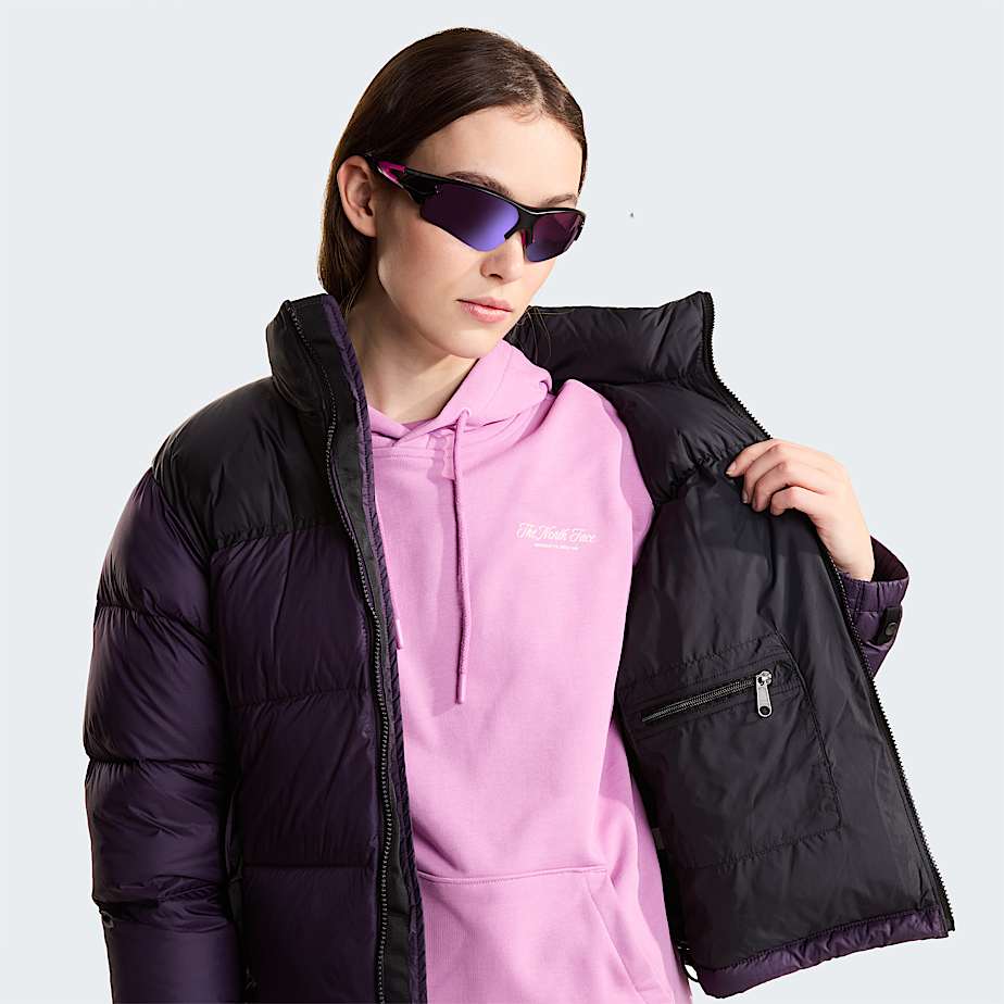 Womens 1996 Retro Nuptse Jacket TNF Endless Dusk TNF Black ALT9