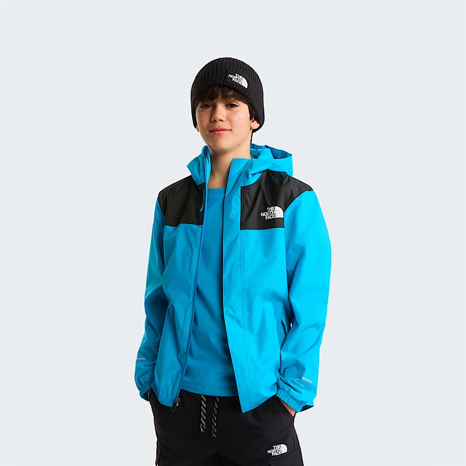 Boys Antora Rain Jacket TNF Meridian Blue ALT4