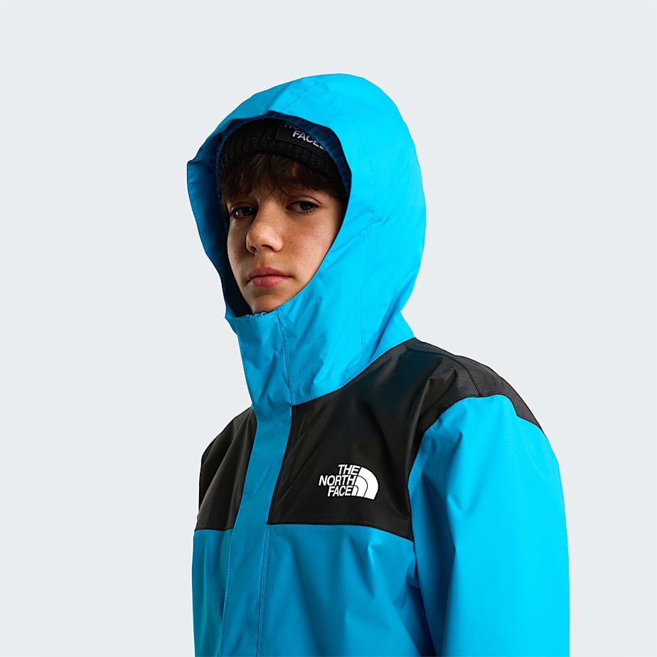 Boys Antora Rain Jacket TNF Meridian Blue ALT5