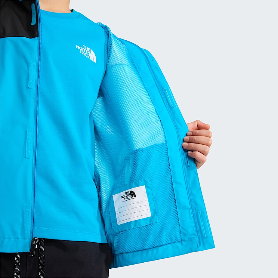 Boys Antora Rain Jacket TNF Meridian Blue ALT8
