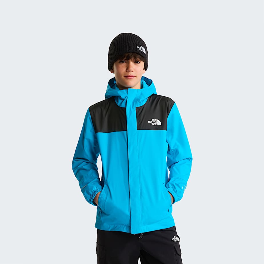 Boys Antora Rain Jacket TNF Meridian Blue HERO