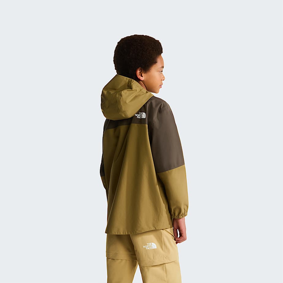 Teens Hike Packable Shell Jacket TNF New Taupe GreenCedar ALT3