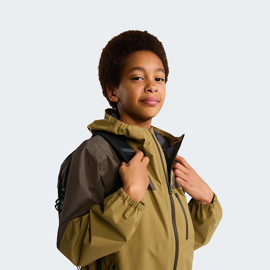 Teens Hike Packable Shell Jacket TNF New Taupe GreenCedar ALT7
