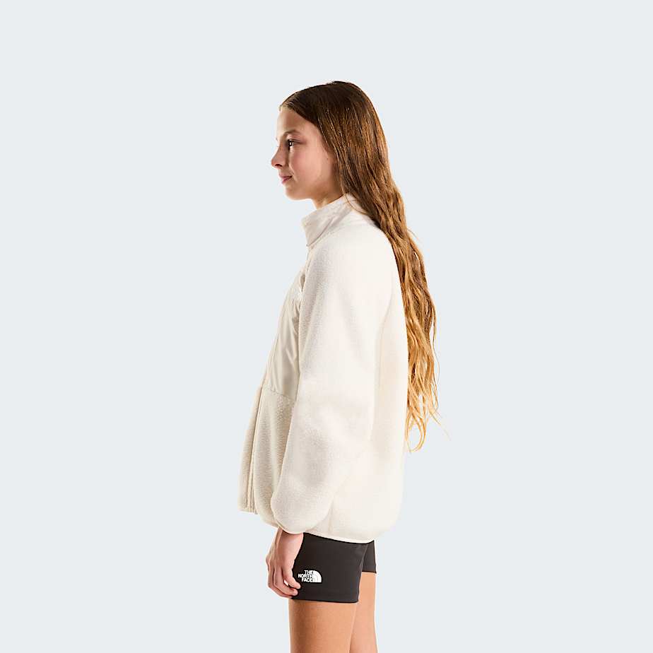 Yumiori Fleecejacke mit durchgehendem RV fr Mdchen TNF ALT2