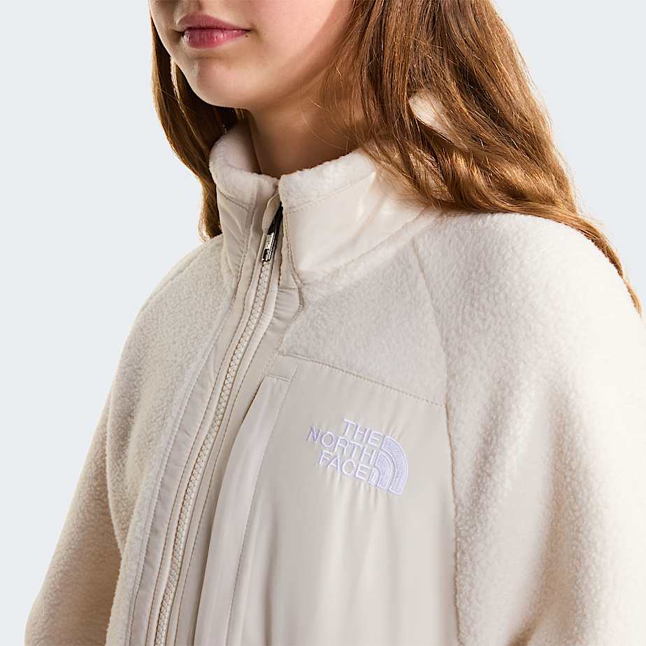 Yumiori Fleecejacke mit durchgehendem RV fr Mdchen TNF ALT5