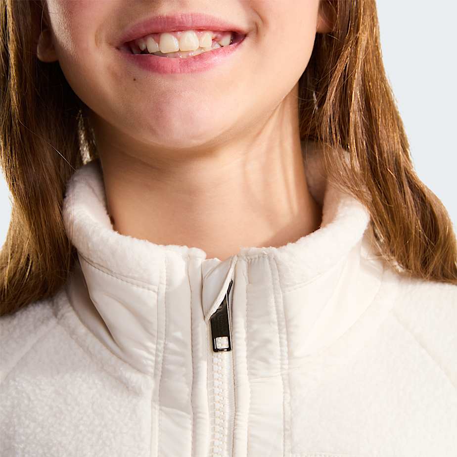 Yumiori Fleecejacke mit durchgehendem RV fr Mdchen TNF ALT6