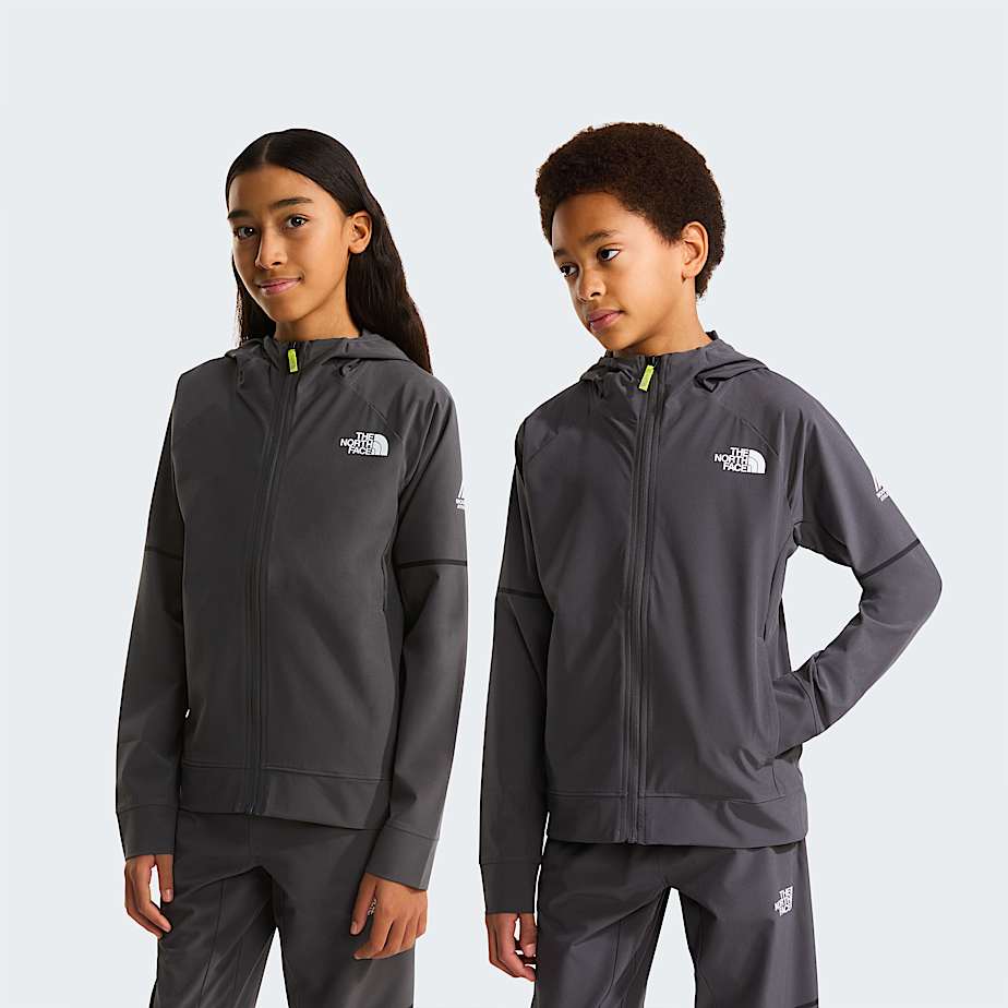 Teens Mountain Athletics Woven Jacket TNF Anthracite Grey HERO