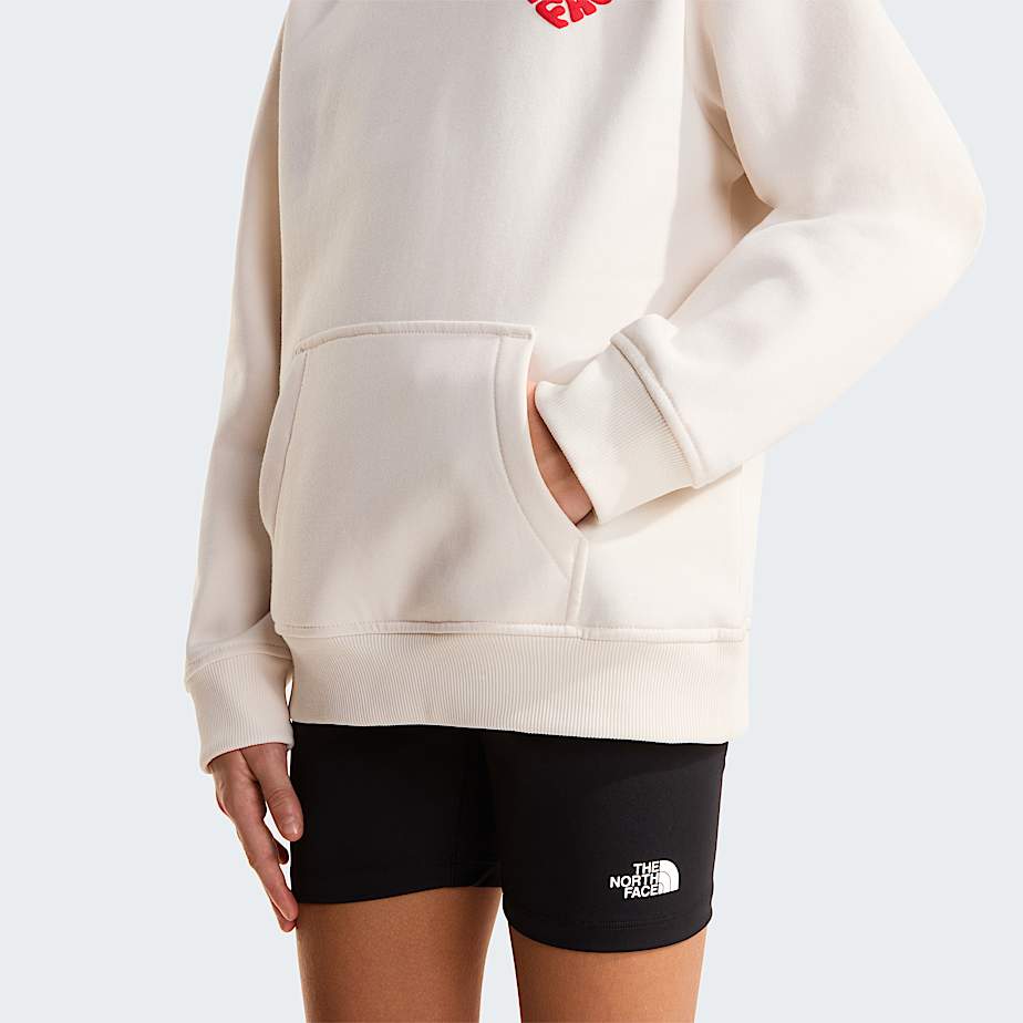 Girls Brand Proud Relaxed Hoodie TNF White Dune ALT5