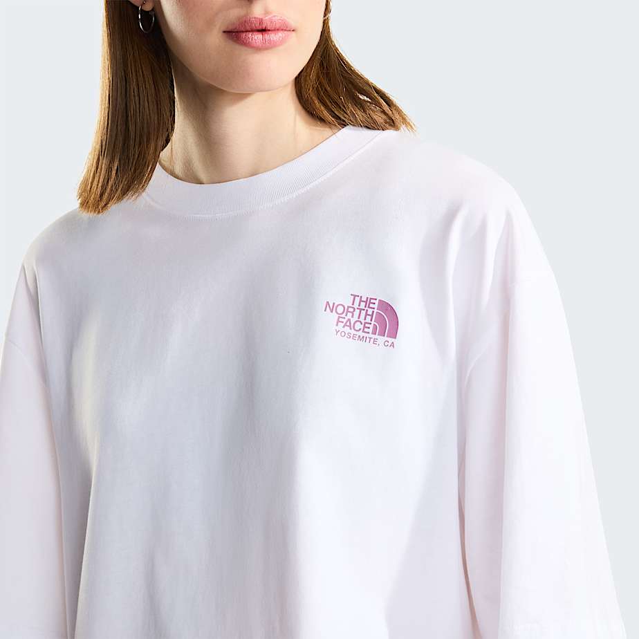 T-shirt sobredimensionada com gráfico Plant & Flora unissexo - 12