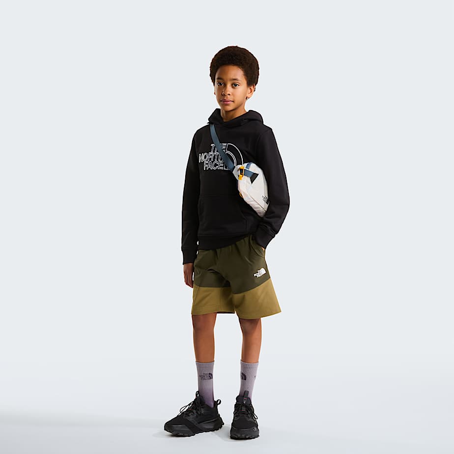 Teens Drew Peak Light Regular Hoodie TNF TNF Black ALT1