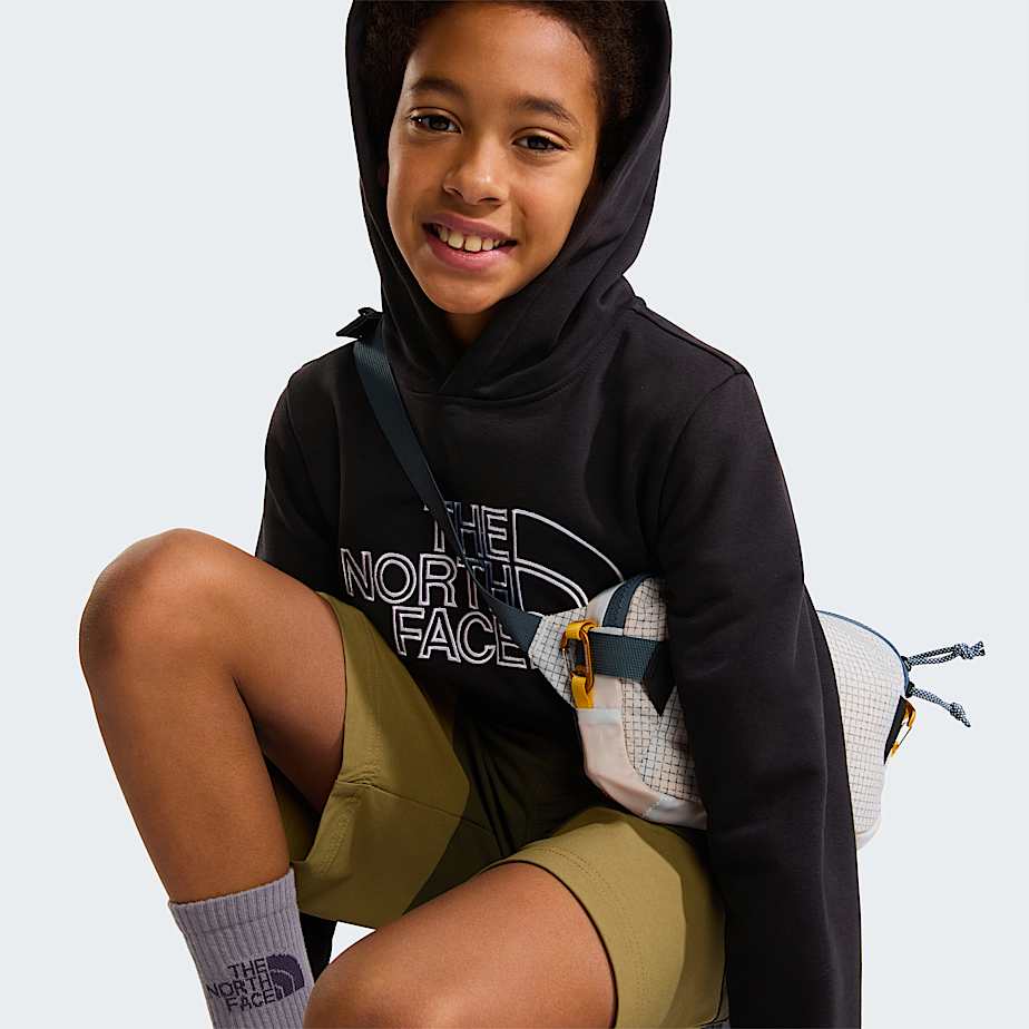 Teens Drew Peak Light Regular Hoodie TNF TNF Black ALT6
