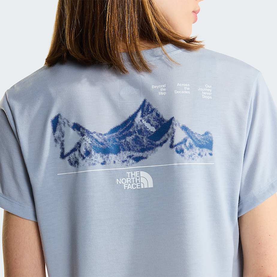 Tshirt Foundation Mountain da donna TNF ALT5