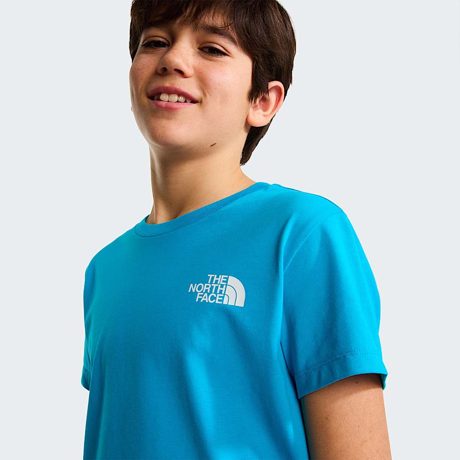 Teens Simple Dome TShirt TNF Meridian Blue ALT4