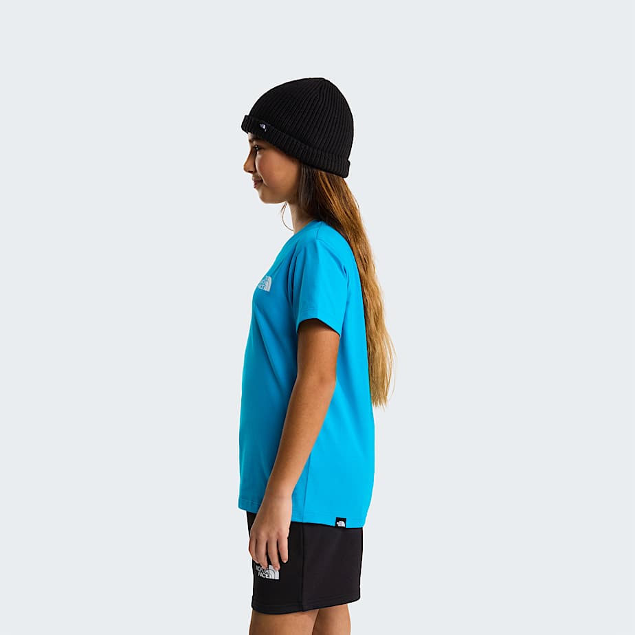 Teens Simple Dome TShirt TNF Meridian Blue ALT7