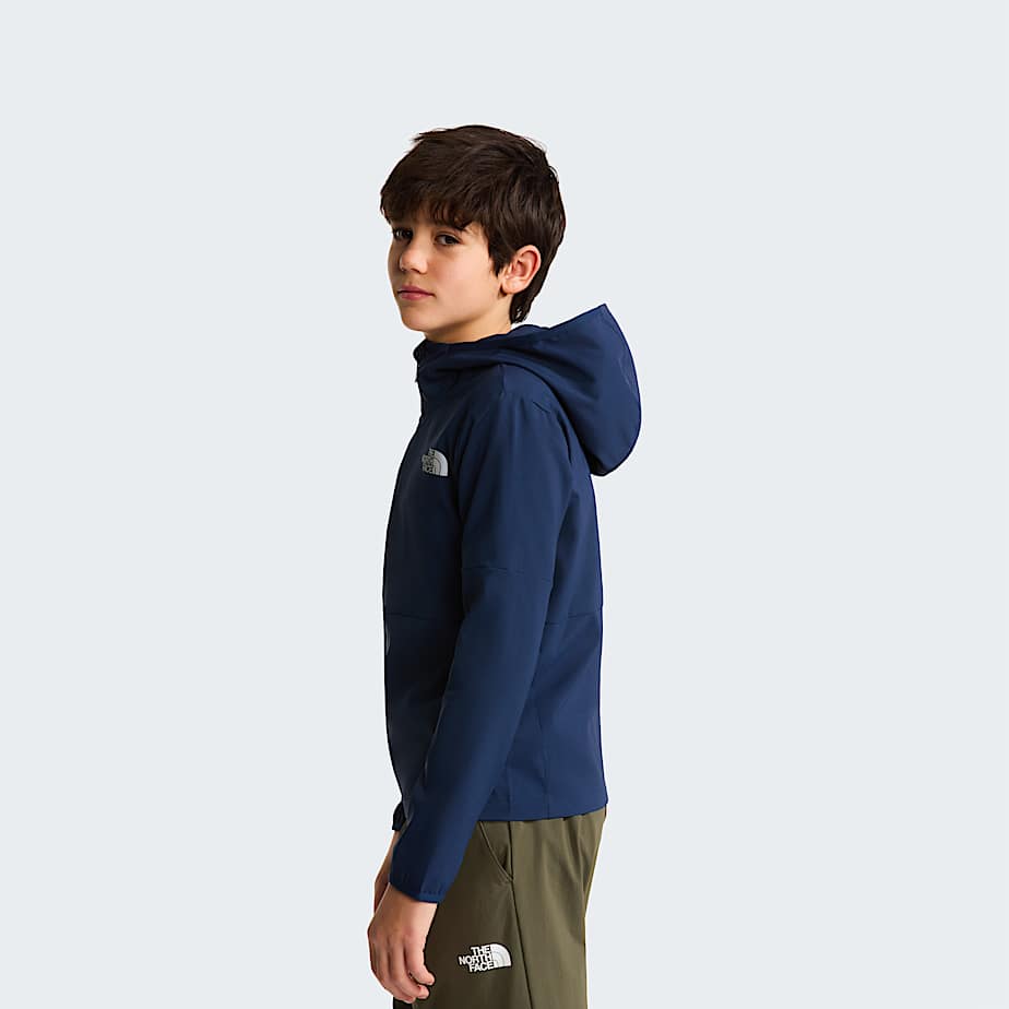Boys On The Trail FullZip Hooded Jacket TNF Summit NavySilver Reflective ALT2