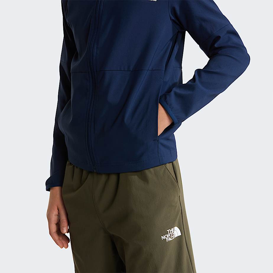 Boys On The Trail FullZip Hooded Jacket TNF Summit NavySilver Reflective ALT7